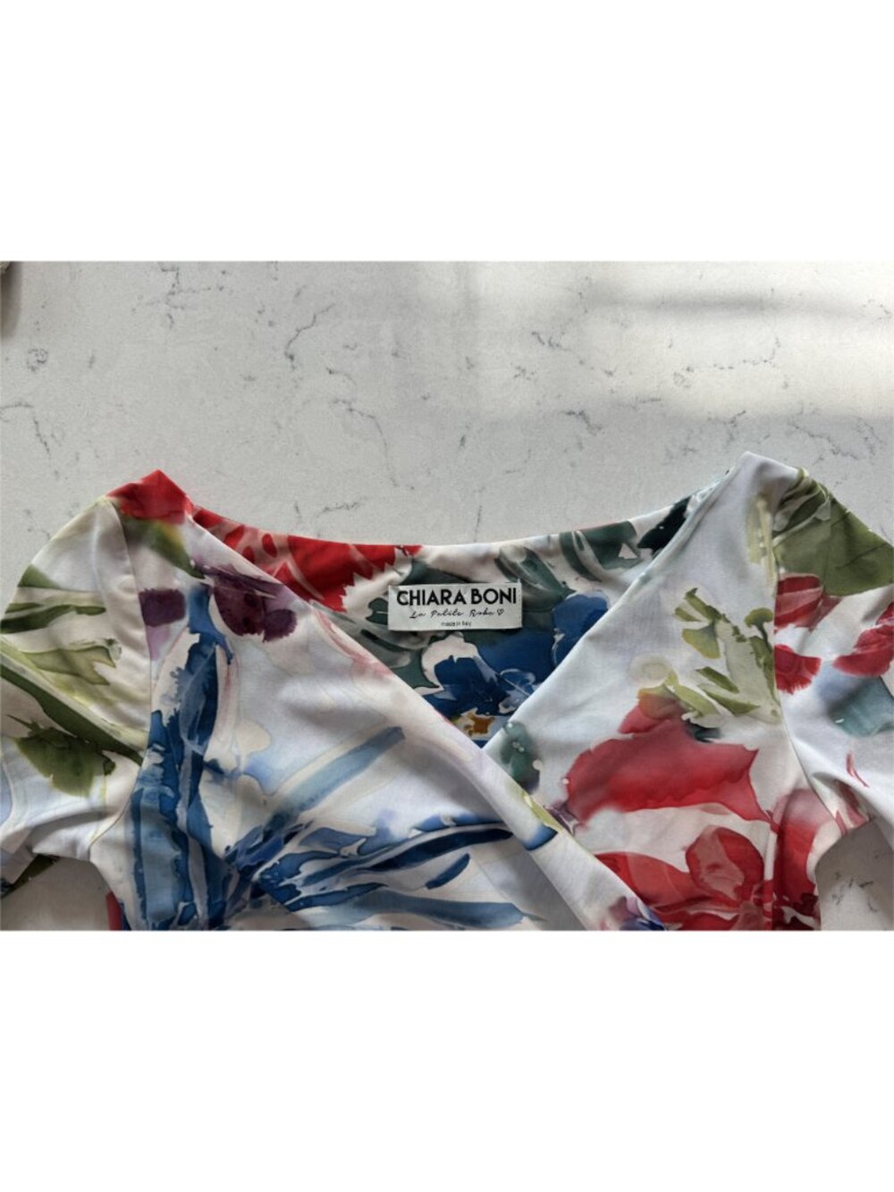 Chiara Boni La Petite Robe Florien Floral Dress Size 2 - Picture 5 of 7